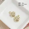Dientes de Aleación Hueso Garra de Gato Mariposa Pequeña Estrella Colgante Pulsera DIY Collar Accesorios Pieza Hecha a Mano Trabajo de Medio Tiempo