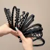 Diadema ondulada invisible sin costuras de corona alta para mujer, adecuada para uso diario, diadema que no aprieta, pinza para el pelo para lavarse la cara, accesorio para el pelo