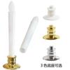 Luz de Vela Larga Tipo Interruptor con Base, Vela Electrónica LED Larga en Tira para Navidad, Boda, Restaurante, Decoración de Alféizar, Efecto de Llama