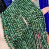 Contas de 4MM Contas facetadas de jade africano Ângulo de disco rígido Contas Mimi Contas