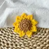 Llavero de bolso de caqui tejido a mano, cacahuete, naranja, fresa, colgante de fruta de ganchillo tejido DIY