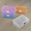 Caja Transparente de PP Caja Rectangular de Plástico Piezas de Juguete Accesorios Caja de Embalaje de Plástico Caja de Almacenamiento para Cables de Datos con Tapa