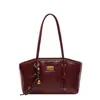 Bolsa Transversal Retrô de Ombro Único para Axila Feminina, Nova Moda de Outono de Nicho com Alça Única, Bolsa Versátil de Grande Capacidade para o Dia a Dia