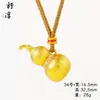 Tienda de Oro Mismo Estilo Tendencia China Brújula de Oro Antigua Collar Colgante Calabaza de la Fortuna Cadena para Suéteres Mujeres Venta al por Mayor