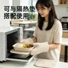 Venda direta da fábrica luvas simples para micro-ondas de cozinha resistentes a altas temperaturas, luvas espessadas com isolamento térmico anti-queimadura para assar
