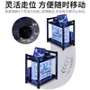 Soporte Móvil Multifuncional de Doble Capa para Host de Computadora, Carrito Pequeño de Almacenamiento Simple para el Hogar