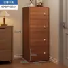 Armário pequeno armário de armazenamento sala de estar quarto armário de armazenamento de parede com porta de armário parede armário pequeno estreito rack de chão