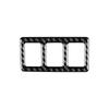 Adecuado para Toyota 07-13 Tantu volante de fibra de carbono pegatinas decorativas derechas accesorios de modificación interior de coche