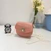 2025 Nuevos Accesorios para Niños Bolso Pequeño Moderno y Versátil Patrón de Cocodrilo Cadena de Perlas Bolso Pequeño Bolsa de Dibujos Animados de PU Verano
