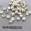 Moda cristal de proteína color base dorado taladro de garra pedrería taladro de coser a mano material para accesorios de pelo de lazo DIY hechos a mano al por mayor