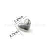 Clavo de Oreja Estrella de Titanio F136 Corazón Estrella Luna Hélice de Oreja Aleación de Titanio G23 Joyería para Perforaciones Clavo de Oreja Sencillo