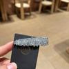 Horquilla coreana de diamantes de imitación súper brillante con un tacto de alta gama, clip para flequillo, nueva horquilla lateral 2023, exquisito clip de pico de pato