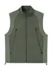 Pedido transfronterizo: Chaleco de trabajo funcional impermeable multibolsillos para hombre, estilo montaña para exteriores, corte holgado