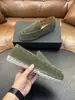 Mocasines Populares para Hombre de Piel Genuina con Adorno de Paja Kt, Zapatos Casuales sin Cordones, Productos Populares de Venta Transfronteriza