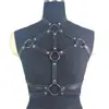 Sujetador de Cuero para Mujer, Accesorios de Ropa de Bar, Lencería Sexy, Bondage, Coqueteo, Juguetes Sexuales, Unisex, Habitación para Mismo Sexo, Sm