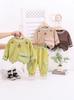 Sudadera Infantil 2025 Otoño e Invierno Nueva Sudadera de Oso Bordado para Niños y Niñas Camiseta Gruesa con Bolsillos para Bebé Niños a la Moda