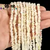 Seis Tipos de Cuentas Combinadas de Piedra de Concha Blanca Irregular de 3-5 mm para Pulseras, Collares y Accesorios de Joyería DIY al por Mayor