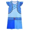 Nuevo Descendientes 4 Vestido de Ensueño de Princesa para Niña Vestido de Princesa con Manga de Volantes Ropa vestido Ropa Infantil Vestido de Princesa