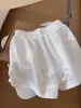 Pantalones Cortos Deportivos de Algodón y Lino para Mujer, Pantalones Casuales Finos de Verano, Talla Grande, Corte Holgado, Adelgazantes, Dobladillo Dividido, Línea A, Pantalones Cortos