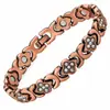 Pulsera Magnética Popular Redonda de Diamantes Completos Transfronteriza Moda Europea y Americana Cierre de una Sola Fila Pulsera Magnética Antiestática para Mujer en Stock