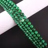 Hilo de Cuentas de Calcedonia Verde Jade, Pulsera de Cuentas Sueltas de Jade, Cuentas Redondas Accesorios para Joyería DIY Venta al por Mayor Directamente del Fabricante