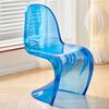 Silla Pandong Silla de Comedor Estilo Escandinavo Silla de Belleza Venta al por Mayor Diseñador Silla S Creativa Silla Simple para el Hogar Silla Transparente