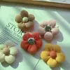 Decoração de Roupas Coração de Florzinha Fofa Flor de Tecido Feita à Mão Flor de Cinco Pétalas Acessórios Broche Acessórios