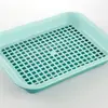 Atacado de fábrica spot prato de frutas colorido de camada dupla utensílios de cozinha cesta de escorrer retangular separável cesta de vegetais