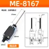 Interruptor de Fim de Curso ME-8108 Microinterruptor com Rearme Automático Tipo Alavanca com Roldana Tipo Interruptor de Limite Roda Plástica Curso Horizontal Não