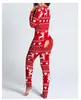 Novos Pijamas de Peça Única Digitais 3D Sexy com Botões na Frente e nas Costas