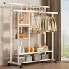 Perchero de pie para el hogar, dormitorio, balcón, dormitorio, tendedero simple, poste único, barra de secado interior