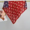 Bufanda de Caballo Heterocromático Nueva de Doble Cara para Mujer, Bufanda de Seda Elegante de Alta Gama, Bufanda Cuadrada Suave y Transpirable para Protección del Cuello
