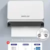 Portarrollos de Papel Higiénico para Colgar en Gabinetes, Instalación sin Taladro, Adecuado para Escuelas, Hogares, Centros Comerciales y Baños, Portarrollos Grandes, Sin Clavos