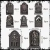 Letrero de Madera para Patio de Cementerio de Halloween Señal para Jardín Exterior Decoración Fiesta Festividad Señal de Calle Señal Colgante