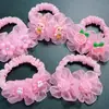 Novo Estilo Acessório de Cabelo Coque de Fada para Crianças, Elástico de Cabelo que Não Danifica o Cabelo, Adequado para Meninas de 6 a 12 Anos