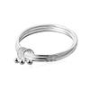 Explosiones de TikTok Pulsera Tres Vidas III para Mujer Caja de Regalo Flor Eterna Pulsera Tres Vidas III de Plata de Ley Regalo Tanabata