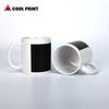 Caneca de mudança de cor local por transferência térmica personalidade diy caneca com revestimento em branco caneca de presente publicitário caneca de cerâmica