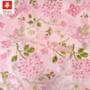 Tela de algodón de 60 hilos con pequeños estampados florales en un estilo fresco y pastoral, adecuada para vestidos de mujer y niños, camisas y prendas hechas a mano