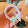 HD6135A015 Estilo Coreano Dupla Estrela Elástico Pequeno para Cabelo Coque Corda de Cabelo Elástico Pequeno Presilha de Cabelo Presilha para Franja Presilha para Fios Soltos Para Mulheres