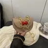 2026 Moda de moda Casual Elegante Simple Dulce Cadena para Mujer Mini Hombro Cruzado Pequeño Cuadrado Bolso