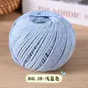 Bola de barbante de algodão oco redondo de 2 mm, kit de material DIY para bolsa oca, fio de algodão e linho trançado à mão, rígido e durável, atacado
