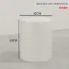 Plataforma de Exibição, Travertino Preto e Branco, Base de Manequim para Vitrine de Loja de Roupas, Mesa Lateral Quadrada, Coluna Redonda, Suporte para Transmissão ao Vivo