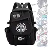 Wuthering Waves (Minchao) artículos de juego: Mochila escolar Xuanlong Black Coast Lina Xiata desconocida para estudiantes hombres y mujeres