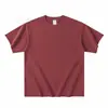 Camiseta Blanca de Algodón Puro de Manga Corta de Peso Pesado para Hombre y Mujer, Gruesa y No Transparente, Camiseta Básica Blanca Pura de Cuello Redondo, Camiseta de Manga Corta