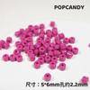Cadena cilíndrica de 6 mm mismo estilo para teléfono móvil ins joyería con cuentas accesorios hechos a mano cuentas sueltas acrílico degradado multicolor cuentas sólidas