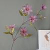 Série Retrô Simulada Clematis Impresso na Web Fornecimento Estrangeiro Modelo de Casa Sala de Exposição Design de Casamento Decoração de Arranjo de Flores Atacado