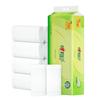 Papel higiénico de 4 capas espesado sin núcleo, 700 g, paquete económico para dormitorio, hogar, rollo de papel higiénico, lenguaje del té corazón a corazón