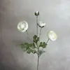 4 flores de lótus artificiais, flores artificiais para casamentos, arranjos florais, decorações de parede de flores, adereços de fotografia, jardinagem, comércio exterior
