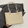 Bolso tote de hombro de estilo casual simple al por mayor de primavera y verano, moda coreana, para todo, para ir al trabajo, para estudiantes, para clase, bolso de hombro