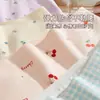 Roupa Íntima Infantil, Algodão Puro, Algodão Classe A, Roupa Íntima para Meninas, Calcinha de Quatro Cantos, 100% Algodão, Gancho Estendido, Cintura Alta, Proteção da Barriga, Boxer